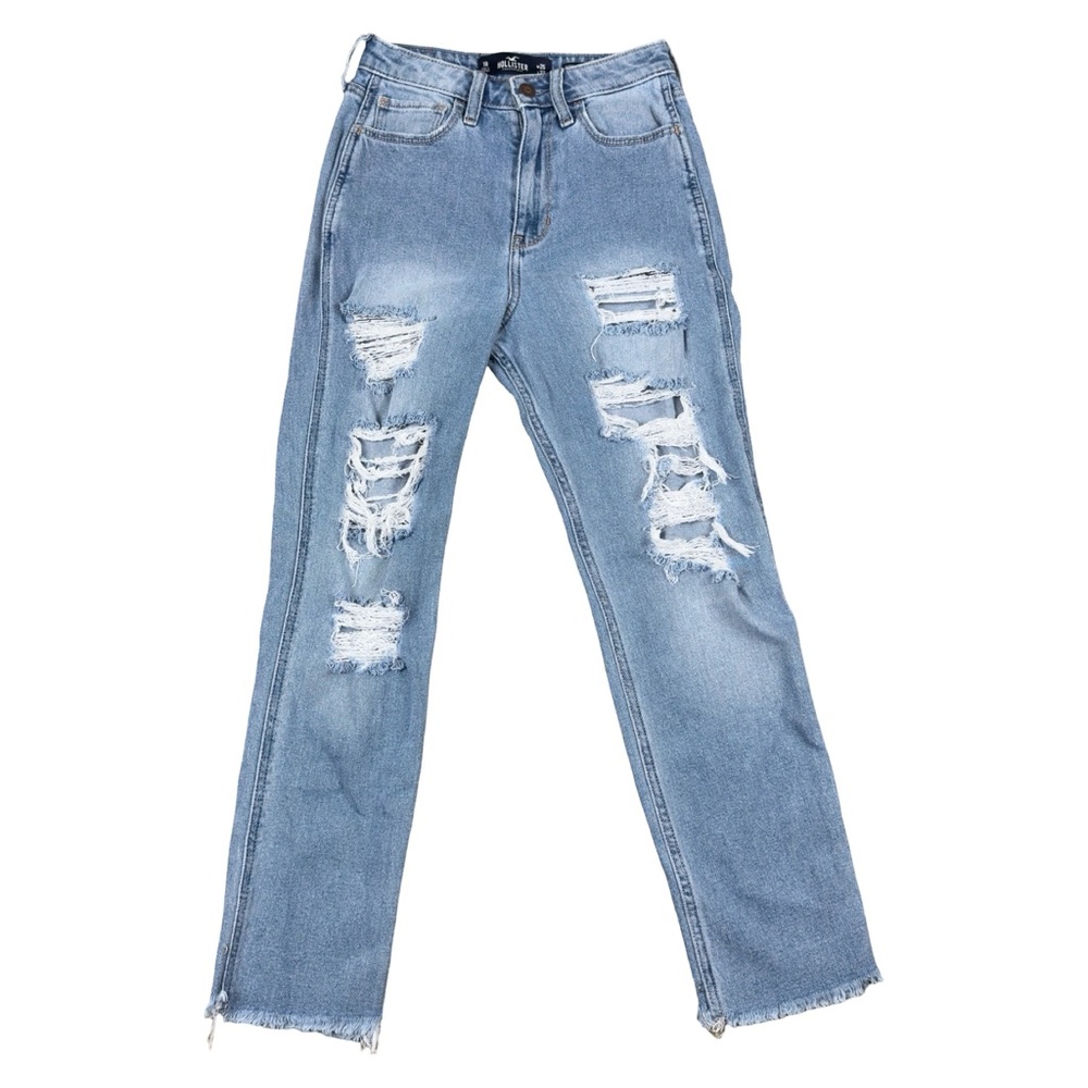 Hollister Ultra High Rise Mom Jean with Vintage Stretch Blue Size 1R 25 / 27